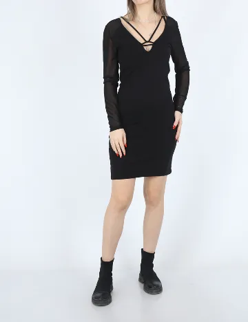 Rochie scurta Noisy May, negru Negru