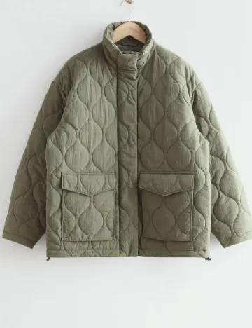 Geaca Oversize & other stories, verde