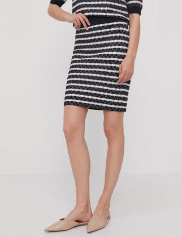 Fusta Tommy Hilfiger, bleumarin inchis