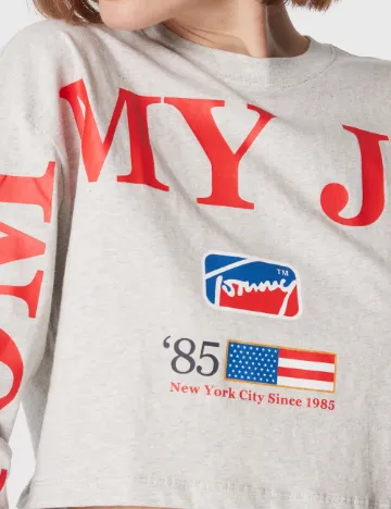 Top Tommy Jeans, gri