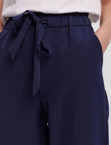 Pantaloni Vero Moda, bleumarin