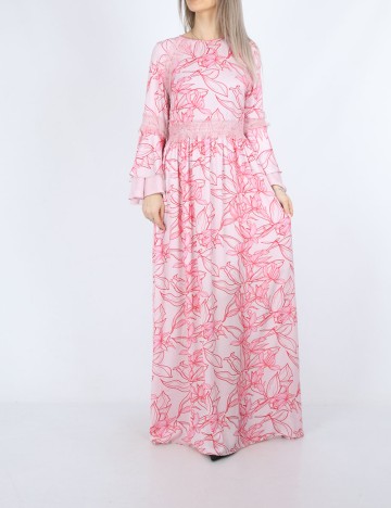 Rochie lunga Guess, roz