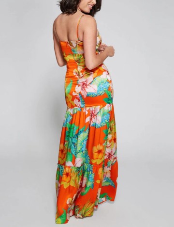 Rochie lunga Marciano Guess, portocaliu