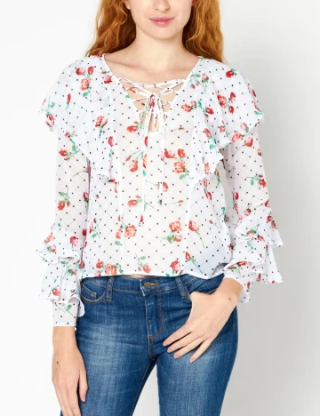 Bluza Guess, alb