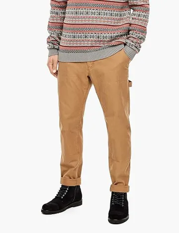 Pantaloni s.Oliver, maro Maro