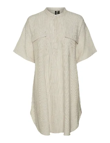 Rochie medie Vero Moda, crem