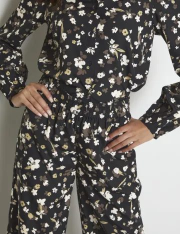 Pantaloni Kaffe, negru