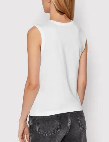 Maiou Calvin Klein Jeans, alb