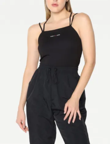 Top Tommy Hilfiger, negru Negru