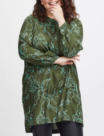Camasa Fransa Curve, verde