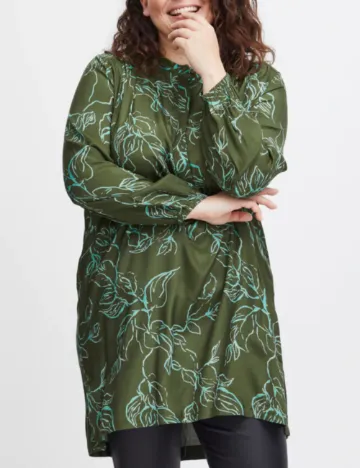 Camasa Fransa Curve, verde