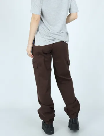Pantaloni b.young, maro