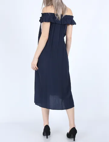 Rochie medie Fransa, bleumarin