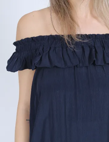 Rochie medie Fransa, bleumarin