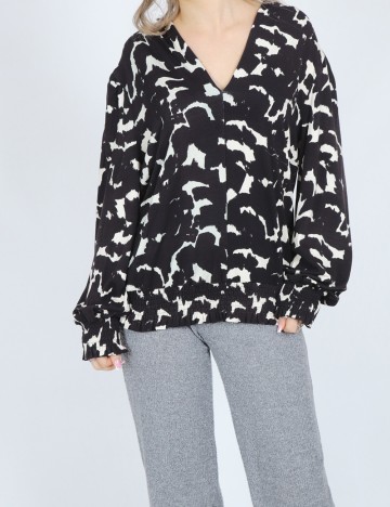 Bluza Fransa, negru