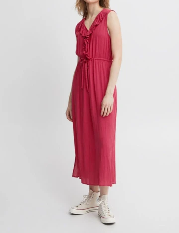 Rochie lunga Ichi, roz