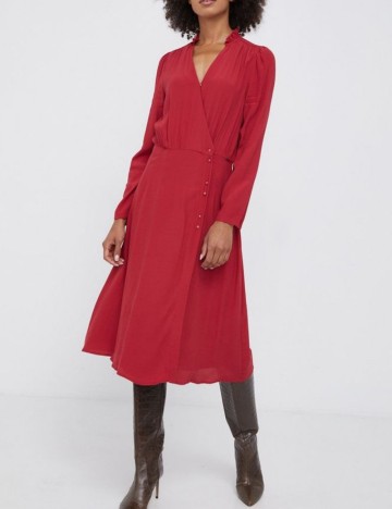 Rochie medie Pepe Jeans, rosu
