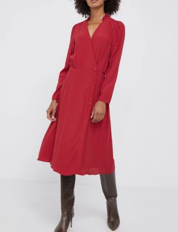 Rochie medie Pepe Jeans, rosu