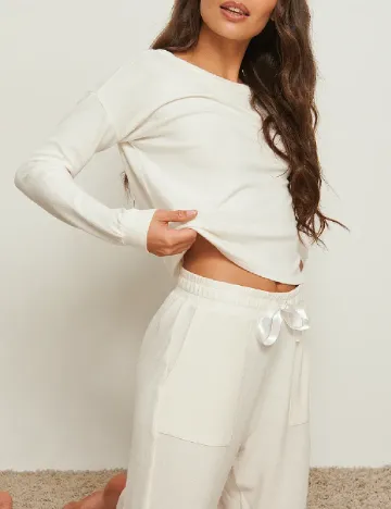 Bluza NA-KD, ecru