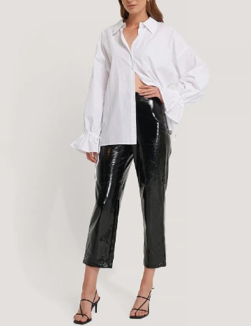 Pantaloni NA-KD, negru