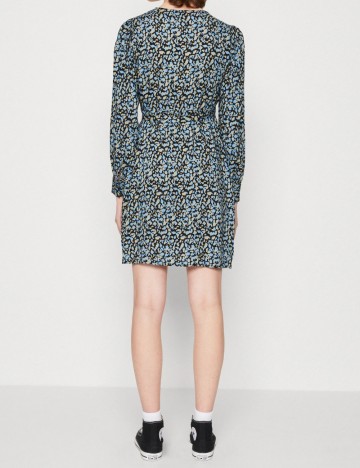 Rochie scurta Pieces, albastru