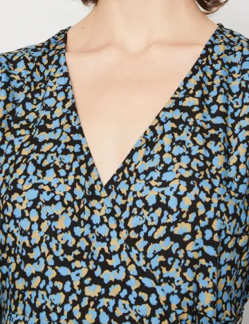 Rochie scurta Pieces, albastru