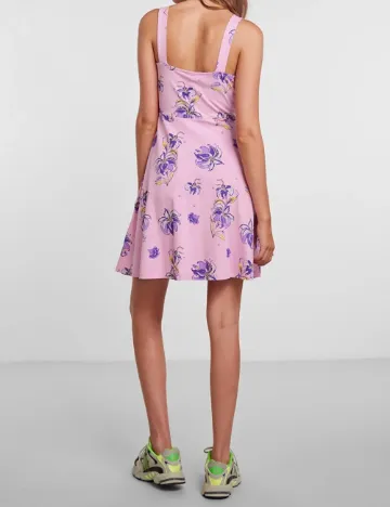 Rochie scurta Pieces, roz