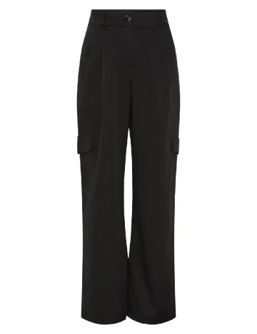 Pantaloni Pieces, negru