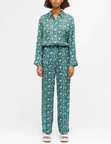 Pantaloni Object, imprimeu floral