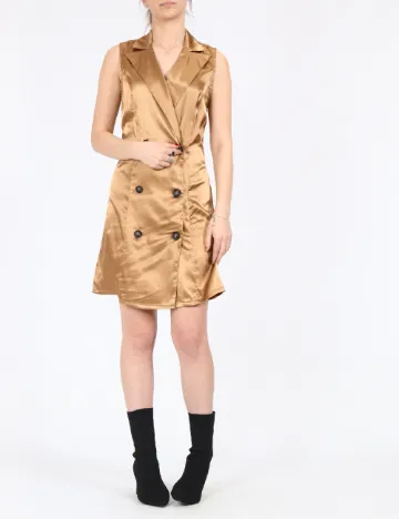 Rochie scurta Vila, auriu