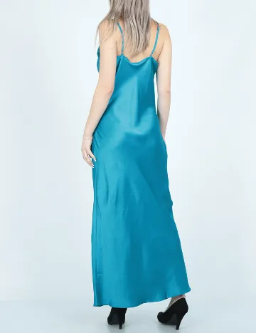 Rochie lunga Vila, albastru
