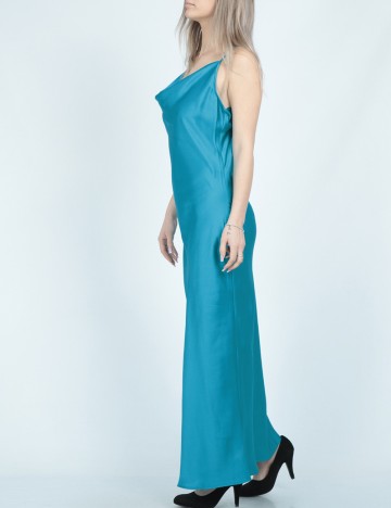 Rochie lunga Vila, albastru