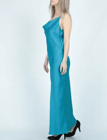 Rochie lunga Vila, albastru