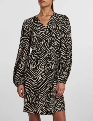 Rochie scurta Pieces, negru