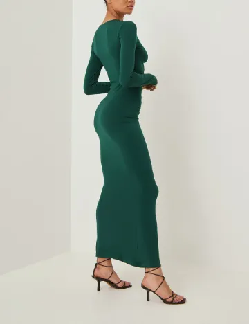 Rochie lunga NA-KD, verde
