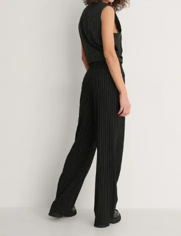 Pantaloni NA-KD, negru
