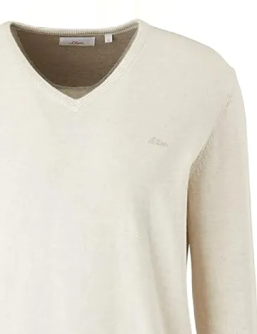 Bluza s.Oliver Plus Size Men, crem