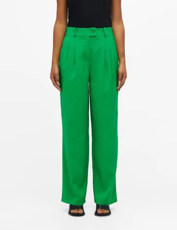 Pantaloni Object, verde