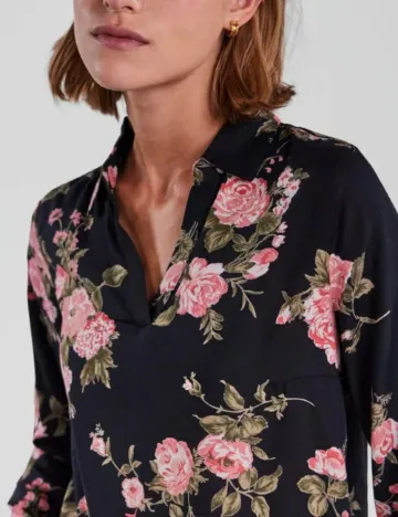 Camasa Pieces, negru
