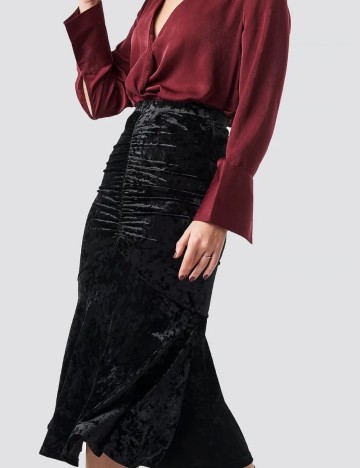 Fusta NA-KD, negru