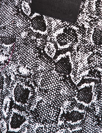 Pantaloni NA-KD, imprimeu sarpe