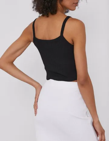 Top Calvin Klein Jeans, negru