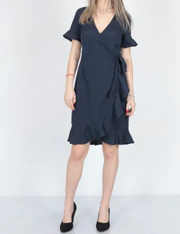 Rochie scurta Vero Moda, bleumarin inchis
