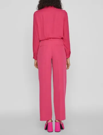 Pantaloni Vila, roz