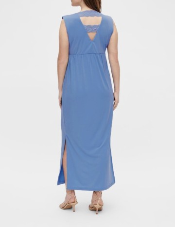 Rochie lunga Mamalicious, albastru
