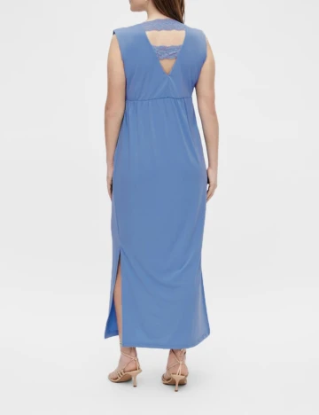 Rochie lunga Mamalicious, albastru