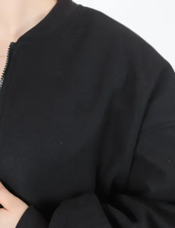 Jacheta Oversize Noisy May, negru