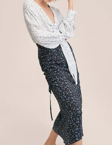 Rochie medie OVERSIZE Mango, floral