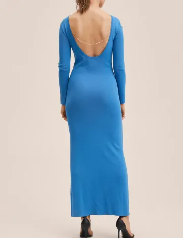 Rochie lunga Mango, albastru
