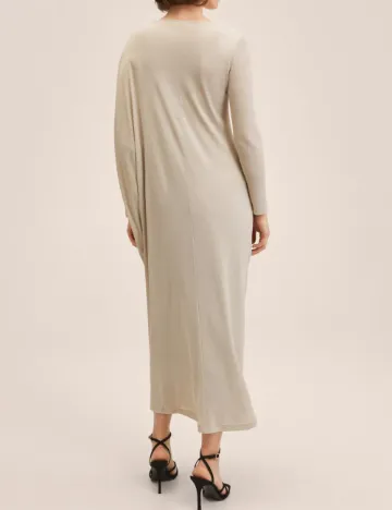 Rochie lunga Mango, crem